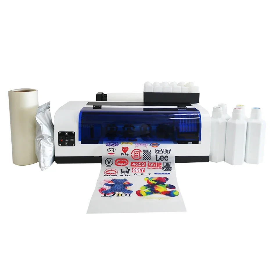 

A3 Direct To Film Digital DTF Printer T Shirt Printing Machine Epson F1080 Xp600 Print Head With Logo Printing Transfer Cloth