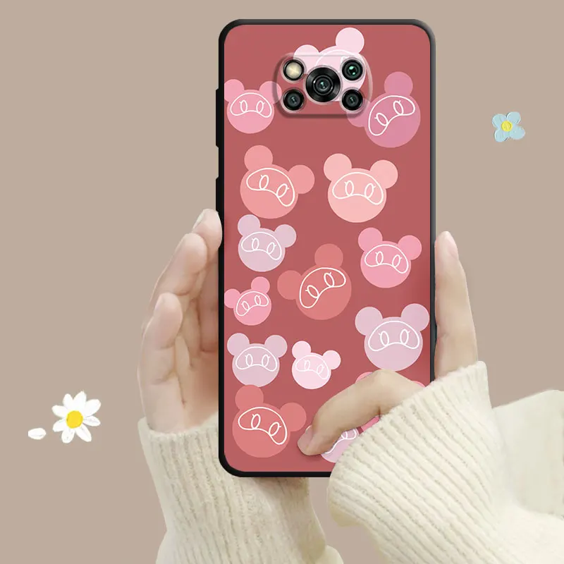 Disney Colorful Graffiti Mickey Minnie Case For Xiaomi Poco X3 NFC F5 Mi 11T for Huawei P30 P40 for Honor X8a X8 90 for Pixel 7