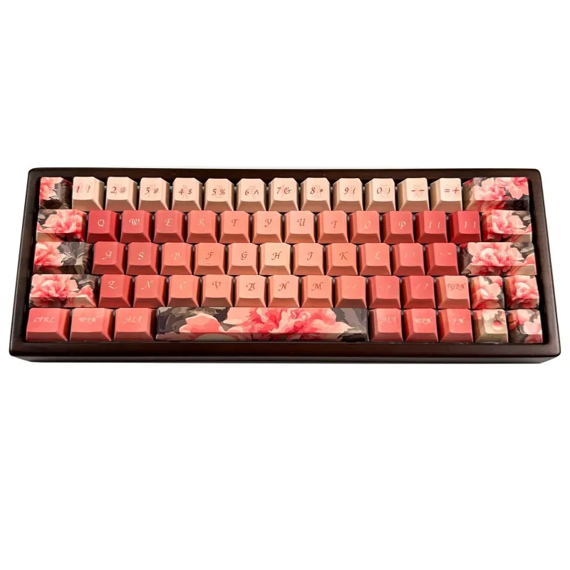 Theme keyboard cap opaque 134 keys national color and natural fragrance retro personalized creative Chinese style pbt custom key