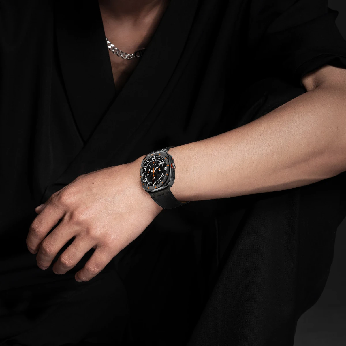 Dla SAMSUNG GALAXY ULTRA 47MM QuickFit Men Luksusowy pasek biznesowy Correa Dla Samsung Galaxy Watch Ultra 47mm Skórzana bransoletka