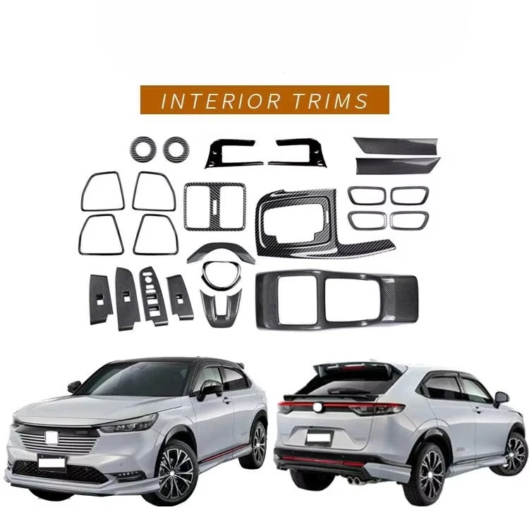 

Exterior And Inner Car Accessories For Honda VEZEL/HRV 2022 New ABS Chrome Full Set Door Handle Cover