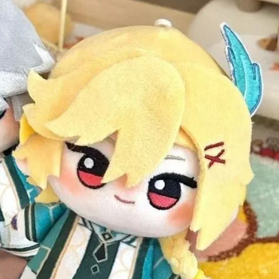 10 centimetri Anime Genshin Impact Alhaitham Kaveh Cosplay Portachiavi Farcito Figura Peluche Bambola Giocattolo per I Bambini Peluche Ciondolo Decor Regalo