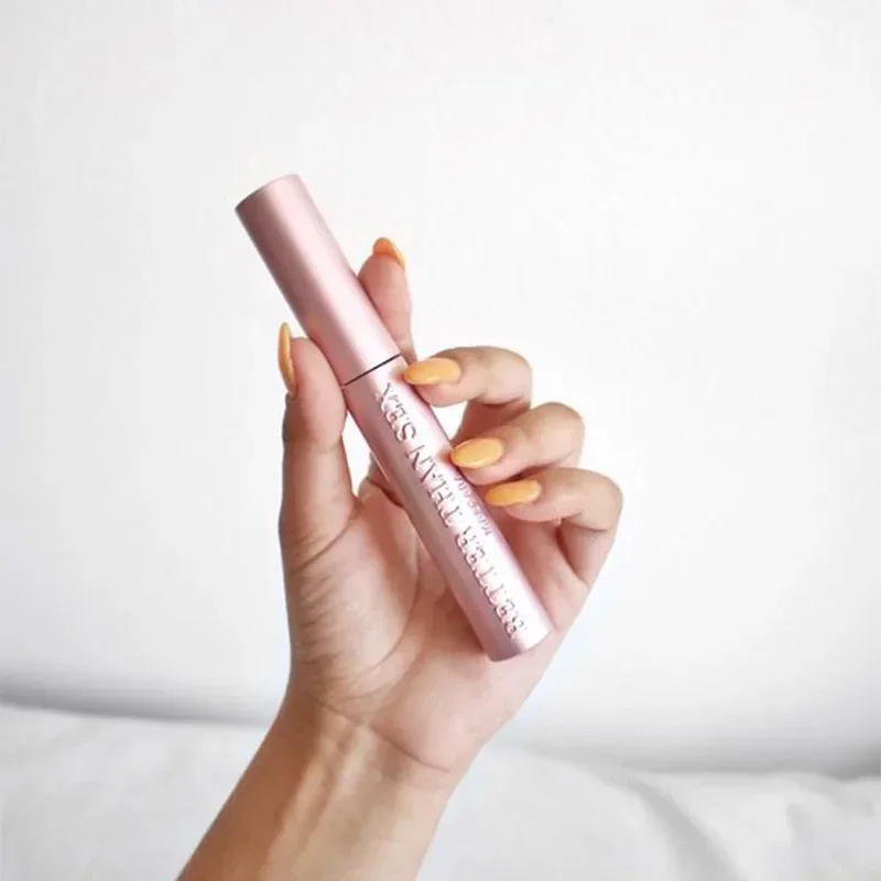 Lebih baik dari maskara seks mata besar tahan air tahan keringat Bushy panjang lebih Volume maskara Pink Tabung bulu mata krim kecantikan rias mata