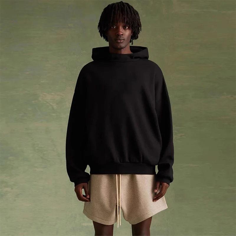 

Hooded Sweatshirt Stock X Goat Essential Glen Men's Casual Style Long Sleeve Cotton Polyester Blend Warm And Durable Hoodie