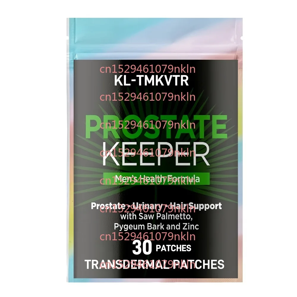 30 Patches Prostate Support Transdermal Patches for Men with Saw Palmetto Urinary Tract Health and Hair Growth, DHT Blocker