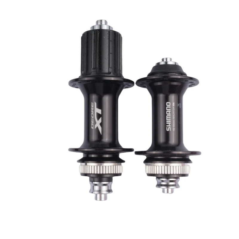 FOR XT M8000 32H Front Rear MTB Bicycle Hub Black Original HB-M8000 Quick Release One Pair for Disc Brake Aluminum Alloy