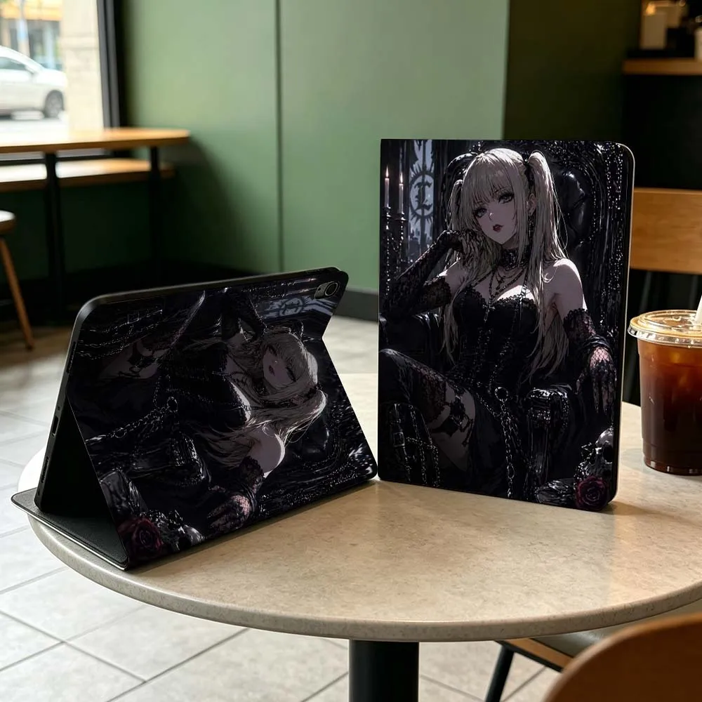Misa Amane Anime For iPad Pro mini Air A16 A14 3 4 5 6th 7 7th 11th Gen 10.2 9.7 11 10.5 10.9 12.9 13 Inch Tablet Case Gift