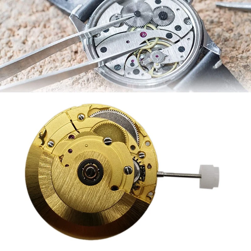 2836-2 Movement GMT2836 Four-Needle 3 O'clock Single-Calendar High-Precision Automatic Movement Replacement