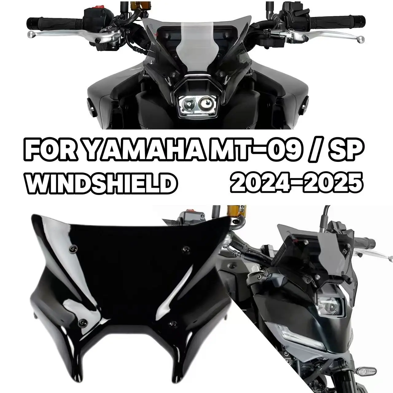 

Для Yamaha MT-09 MT09 SP MT 09 2024 2025 аксессуары для мотоциклов лобовое стекло солнцезащитный козырек лобовое стекло передний дефлектор