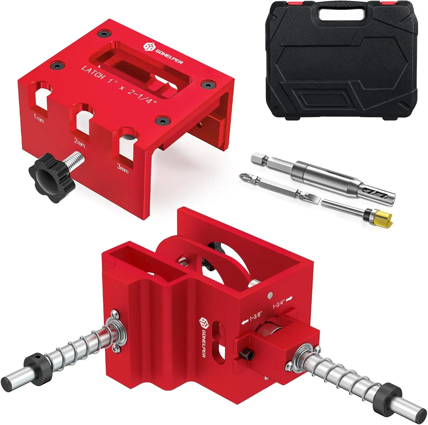Door Lock Installation Kit & Door Latch Mortise Tool for Router