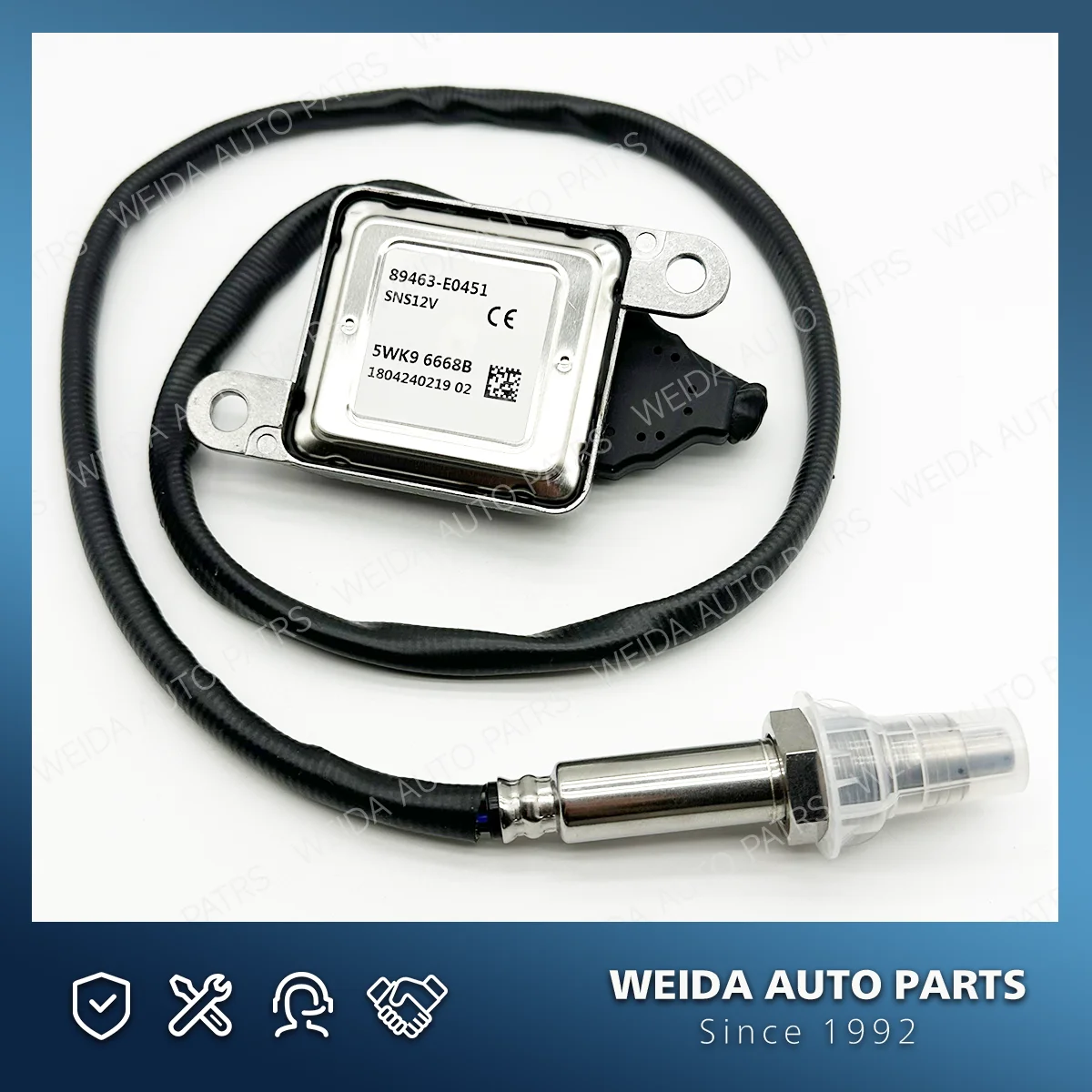 

89463E0451 89463-E0451 89463 E0451 5WK96668B Original New Nitrogen Oxide Sensor Nox Sensor 12V Hino Truck Spare Parts