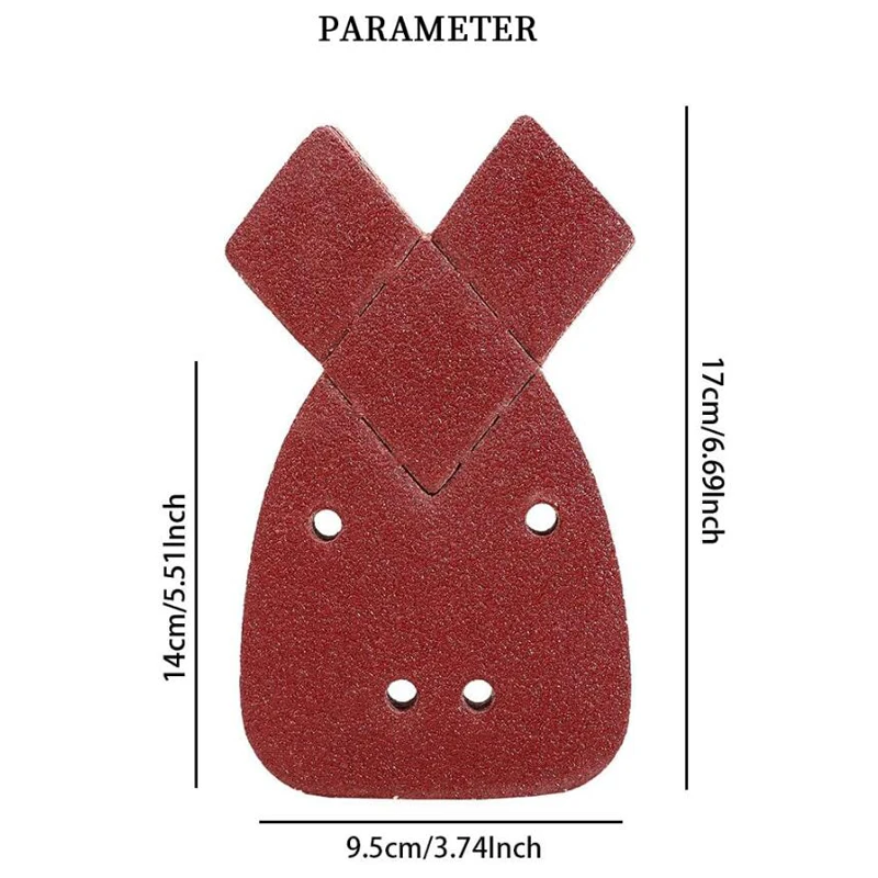 Novo tipo mouses lixando folhas 40-2000 grão detalhe lixa para preto & deckers lixadeira 4 furos carpintaria polimento disco