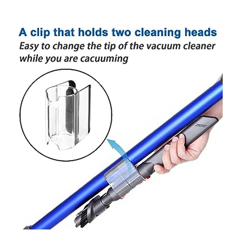 Geeignet für Dyson Staubsauger v7v8v10v11v12v15 Aufbewahrung halterung mit Clip Zubehör Saugkopf clip