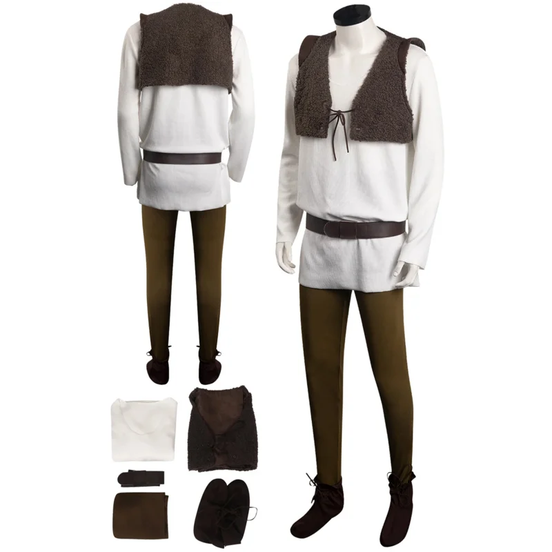 ชุดคอสเพลย์ยักษ์สีเขียวสำหรับผู้ชายชุดแฟนซีเครื่องแต่งกายแฟนซีลายการ์ตูนสัตว์ประหลาดเสื้อผ้าปาร์ตี้สวมบทบาทแฟนซีสำหรับผู้ชายปลอมตัว