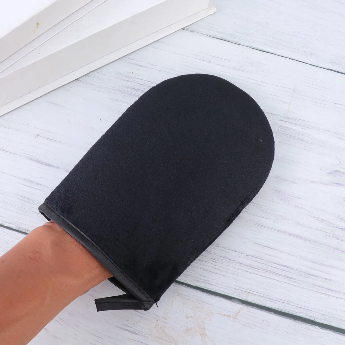 

2 pcs Tanning Self Applicator Gloves Tanning Mitt Soft Comfortable Sunless Tan Body Sunscreen Easy Apply Natural Look