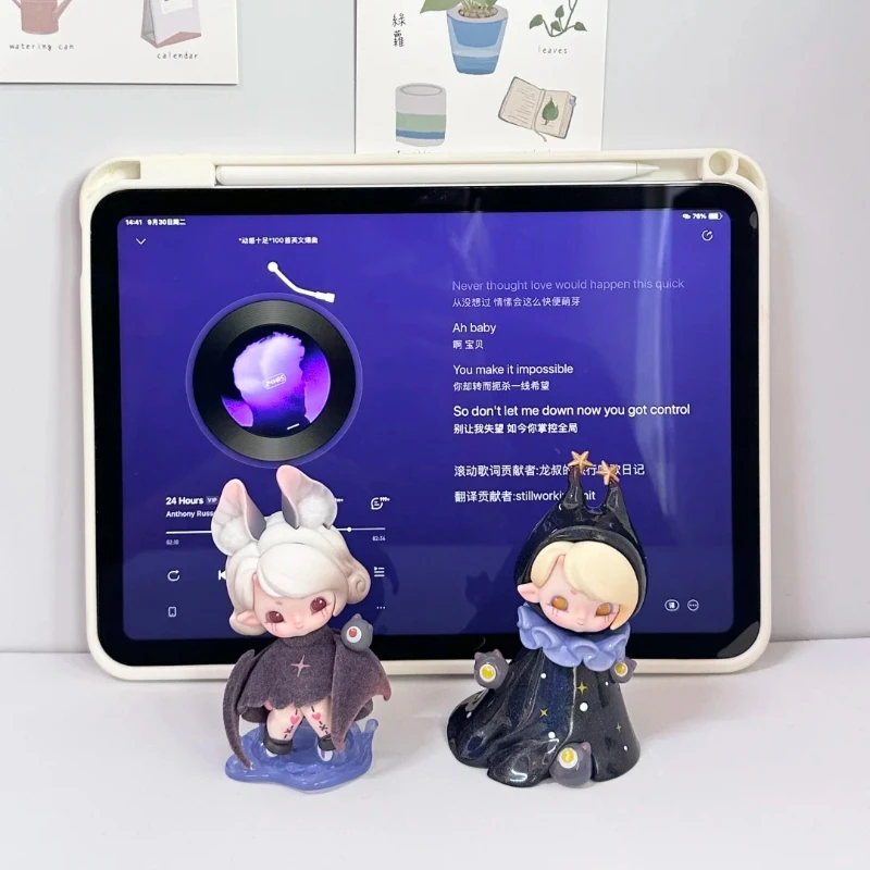 Impopo Pix الهمس في سلسلة الليل صندوق أعمى اللعب مفاجأة صندوق غامض لطيف أنيمي نموذج لجسم جمع دمية حلية هدية عيد الميلاد