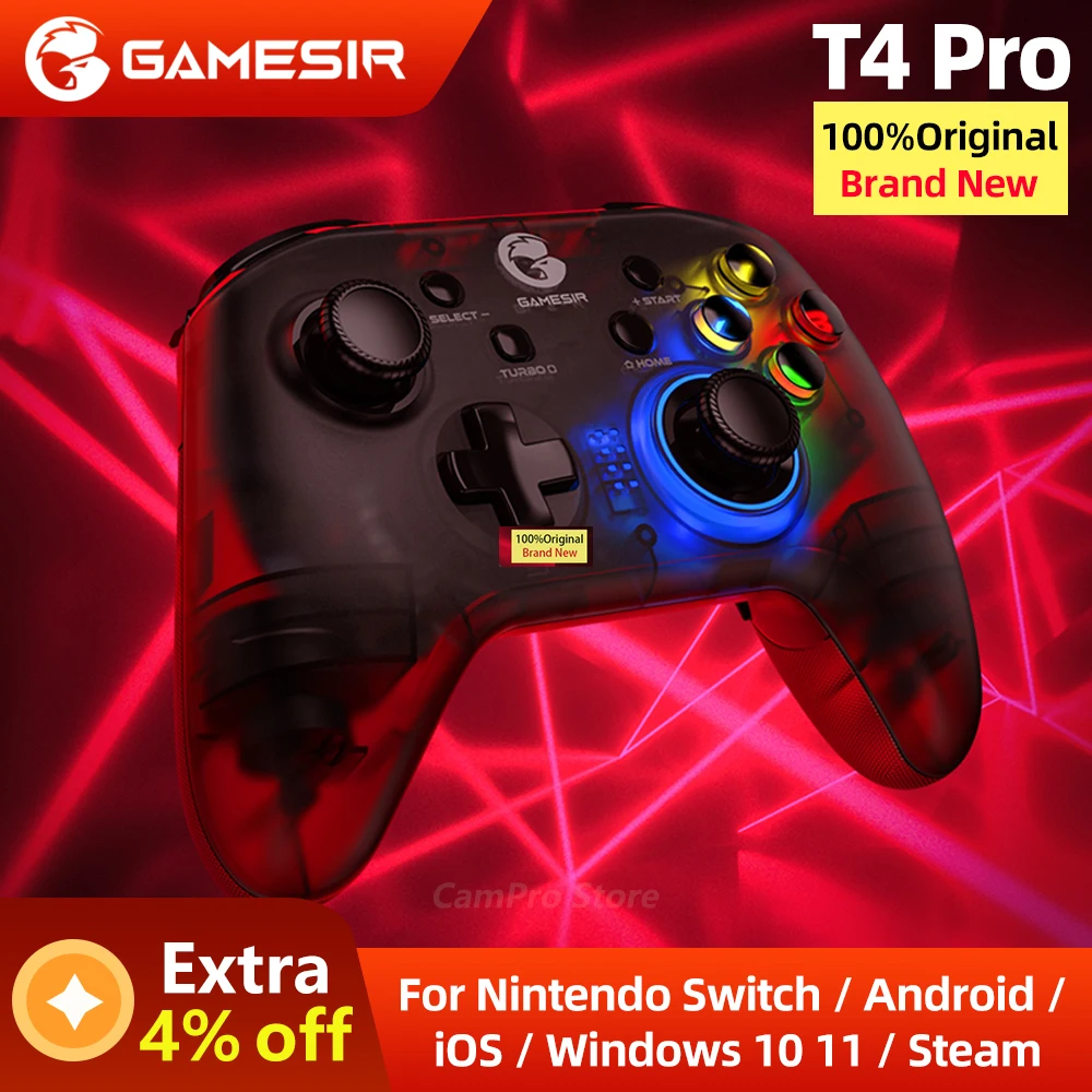 

GameSir T4pro 2.4G Wireless Gaming Controller to Nintendo Switch Oled GameSir T4 proAndroid mobile Phone 100% Original Brand New