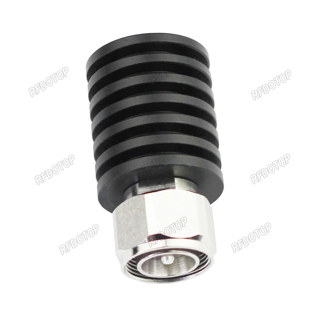 10W 3GHz 4.3-10 Male RF Coaxial Termination Dummy Load SWR＜1.2 50 Ohm Connector Socket Brass Straight Coaxial RF Adapters