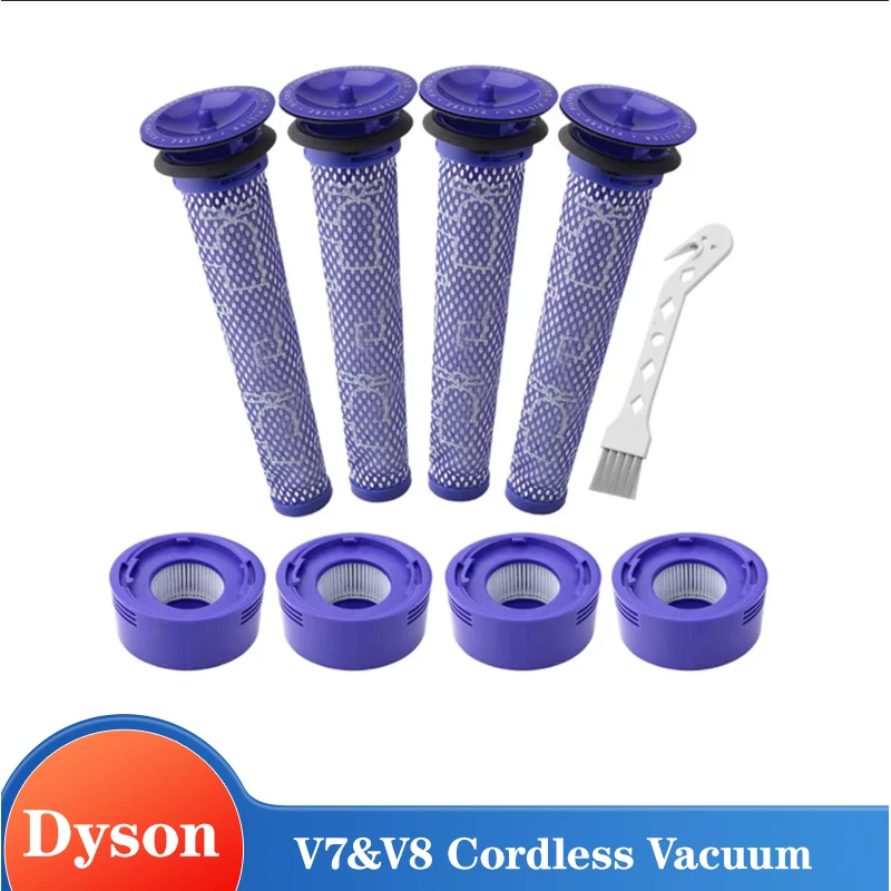 Trước Bộ Lọc HEPA Hậu Bộ Lọc Thay Thế Tương Thích Dyson V8 Và V7 Không Dây Máy Hút Bụi