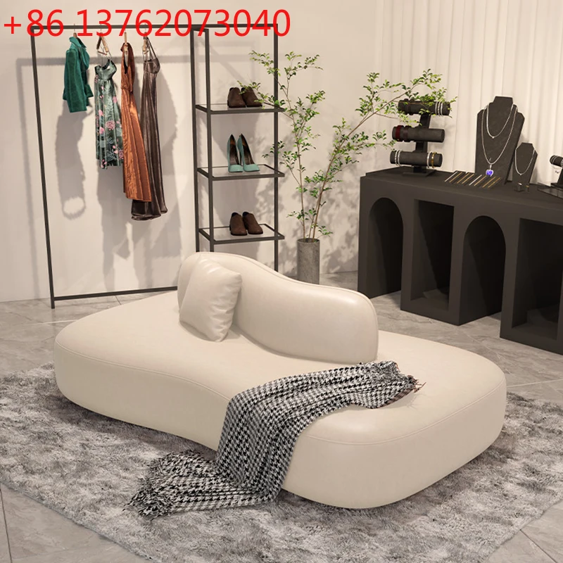 

Italian Minimalist Reception Sofa Nordic High End Hotel Beauty Salon Lounge Sofa Salon Furniture