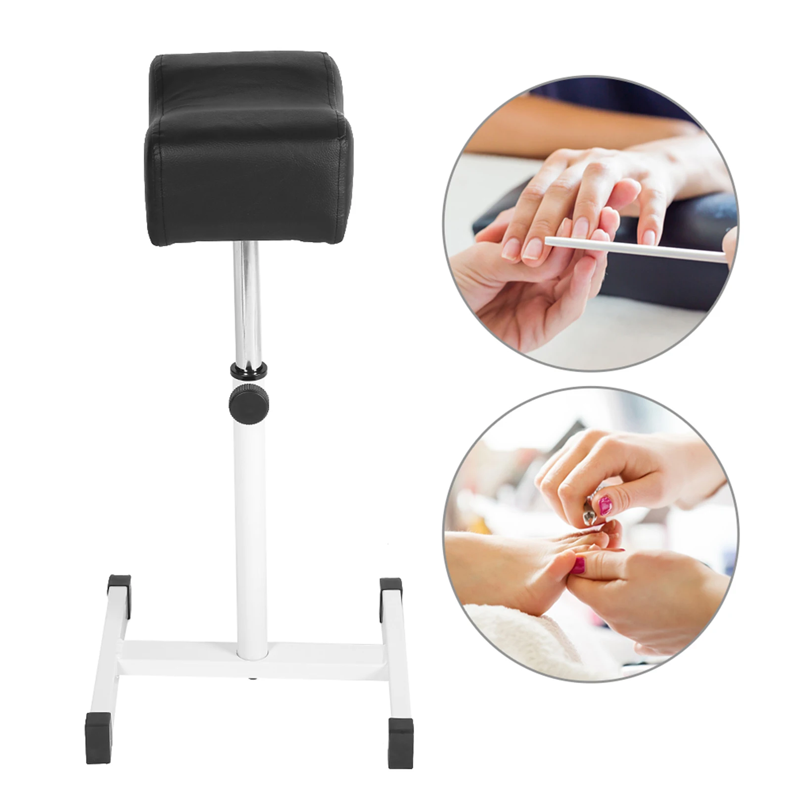 

Manicure Footrest Adjustable Pedicure Nail Footrest Manicure Foot Rest Desk Salon Spa Equipment