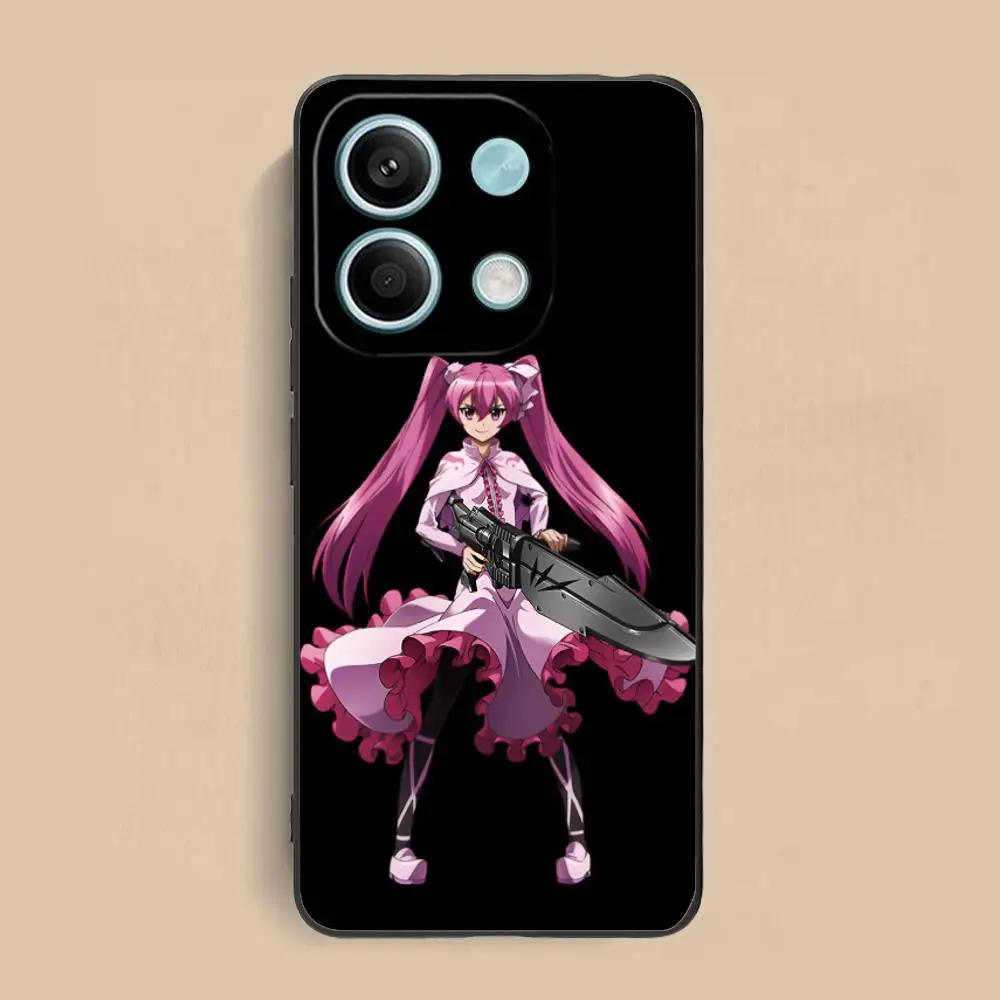 Akame Ga Kill Mine حافظة هاتف محمول لهاتف Xiaomi Redmi Note 14 13 12 11 S Pro Plus 4G 5G غطاء طباعة ملون للهاتف الذكي #6