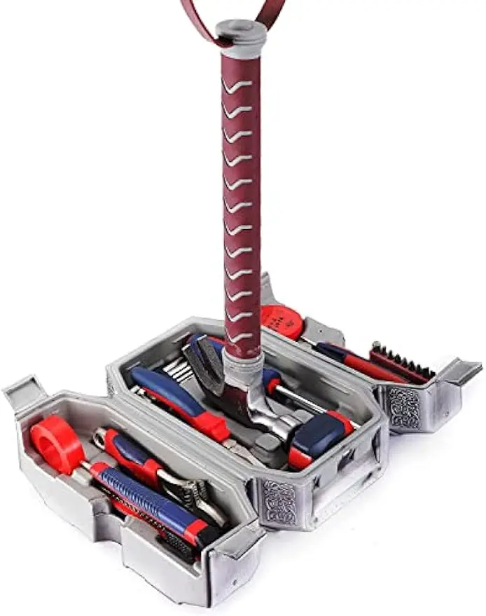 Hammer Tool Box 28 Piece Hammer Tool Set Made of Real Metal for DIY and Car Repair Gifts for Men