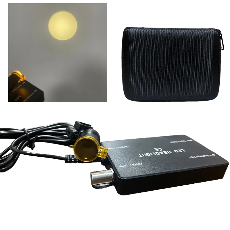 

5W Dental LED Headlight Clip-on with Filter for Binocular Loupes