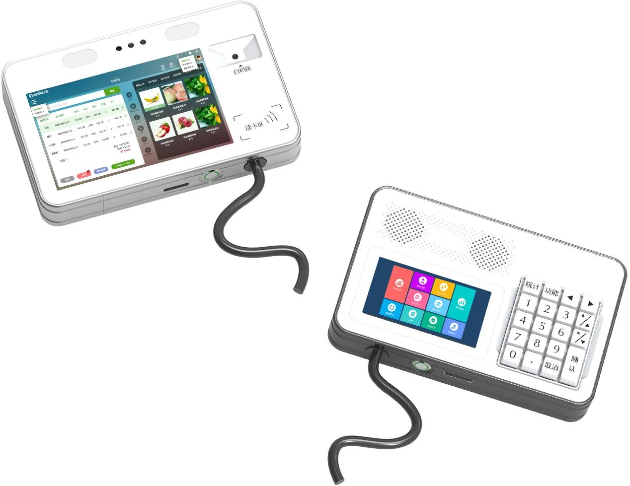 Restaurant/Cafeteria Checkout Machines QR Code Scanning Card Swiping Facial Recognition Barcode Reader Android OS 32GB Storage