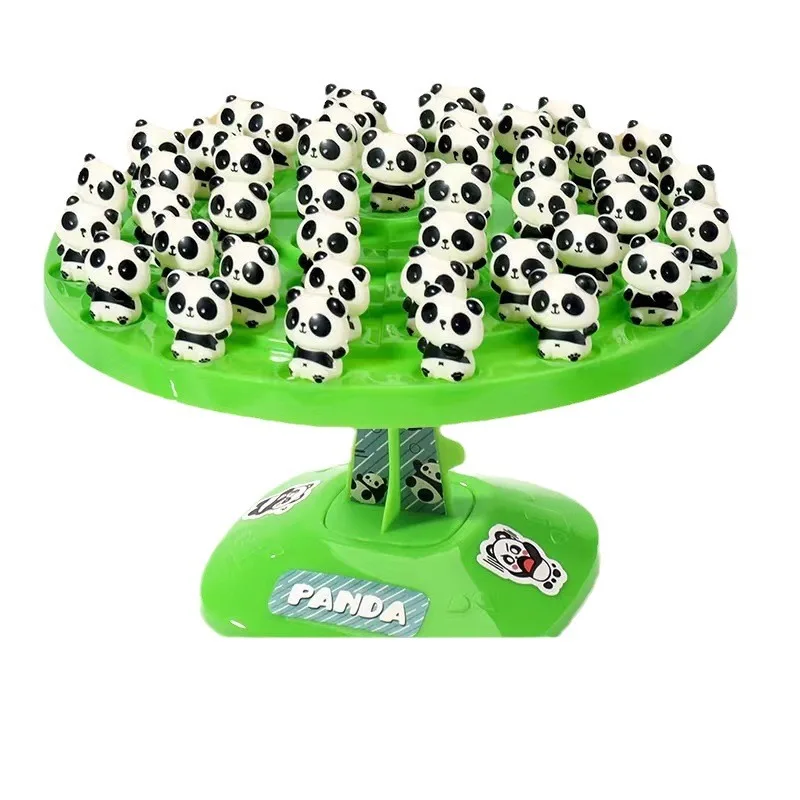 Kids Two-Player Match Cartoon Panda Balance Tree Creative Fun Balance Spaceman Puzzle Tabletop Game Parent-child Interactive Toy