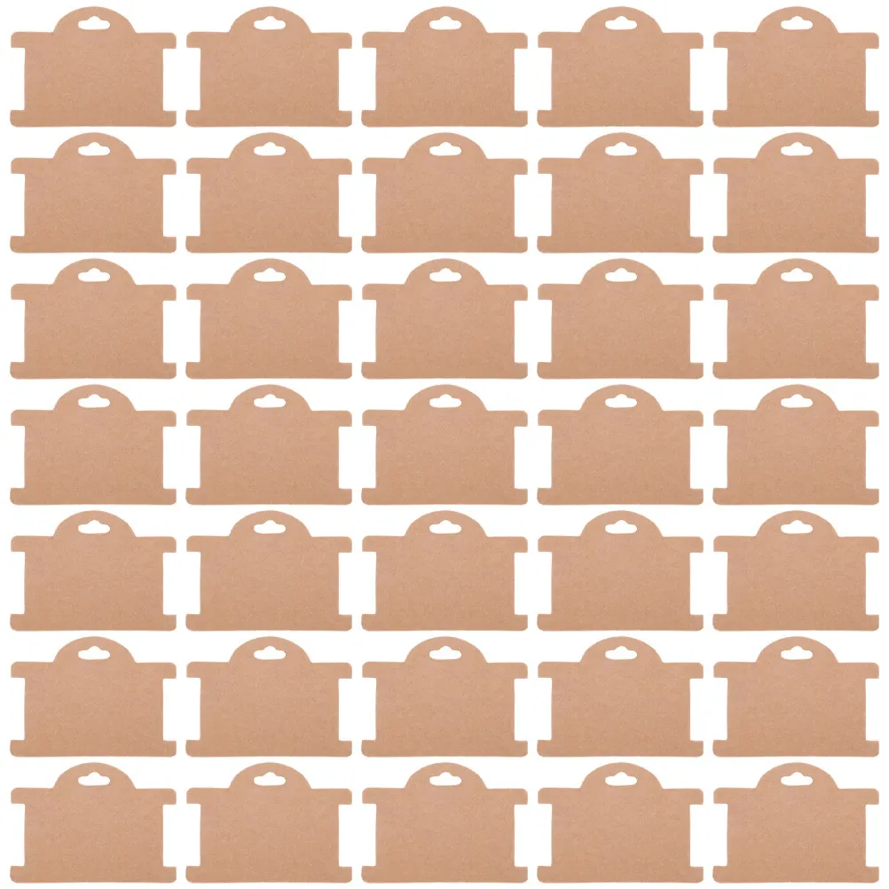 

50Pcs Paper Jewelry Display Cards Bracelet Display Cards Compact Size for Jewelry Packaging and Store Necklace Cardboard