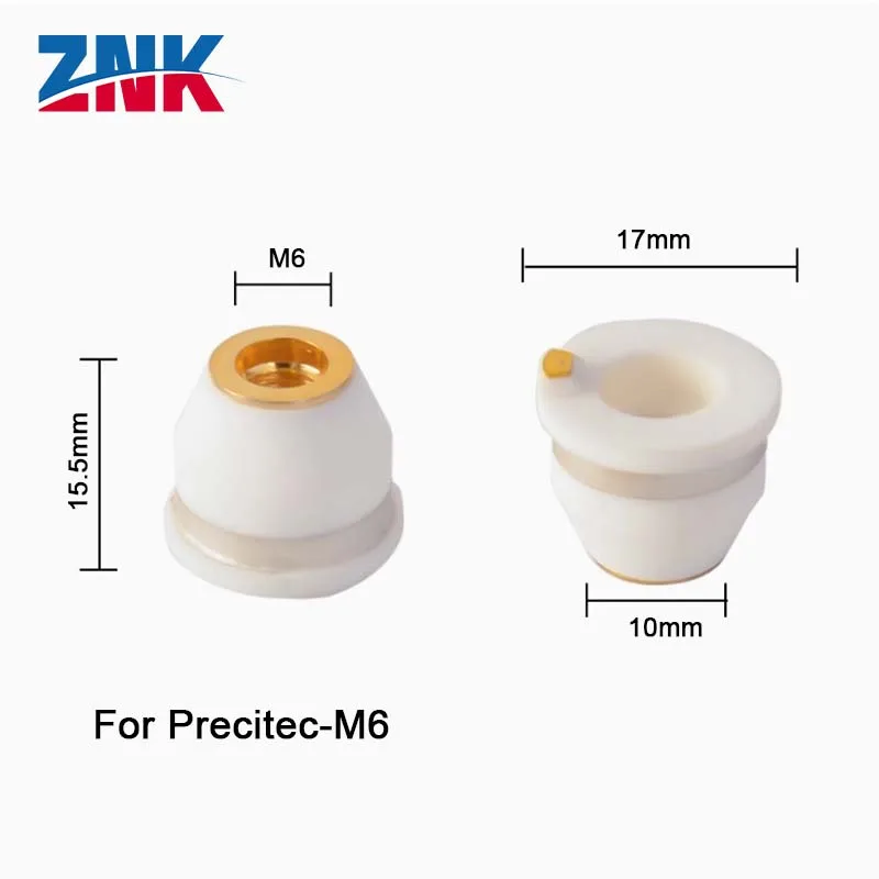 ZNK الليزر السيراميك الدائري Precitec KTXB P0595-94097 KTX M5 M6 الألياف الليزر فوهة موصل حامل أجزاء Precitec 2.0