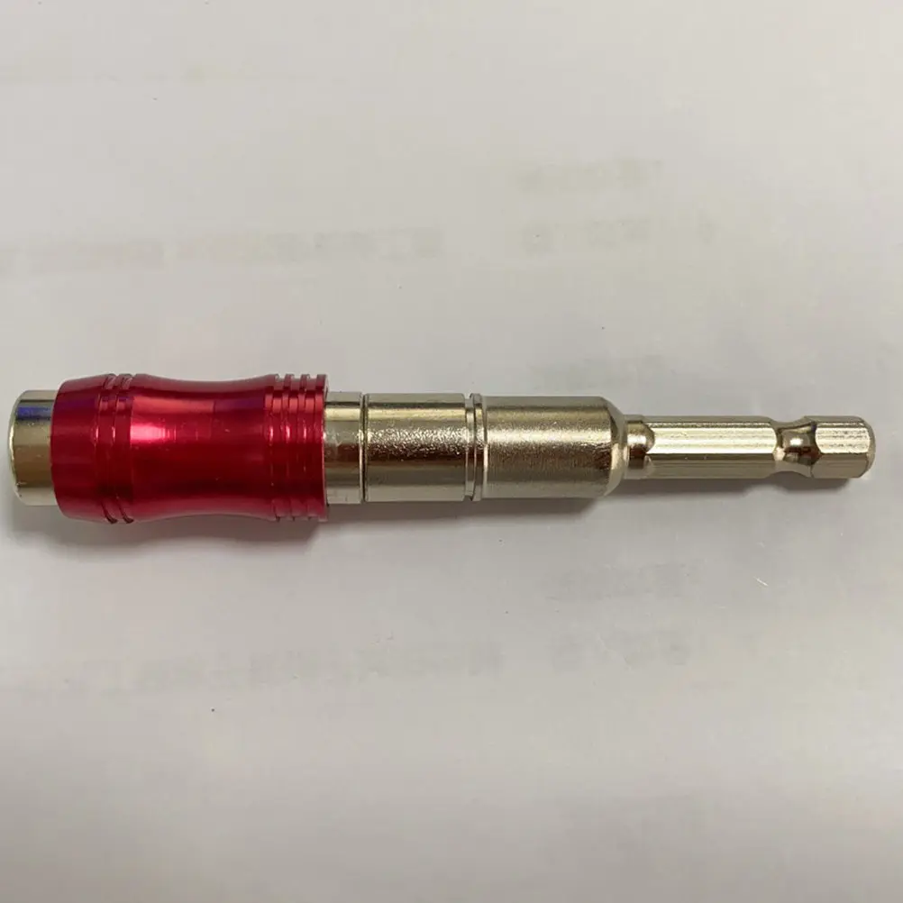 Magnetic Hex Shank Pivoting Bit Extension Shaft Adjustable Locking Collar Drill Bit Tip Holder Durable High Torque Chrome