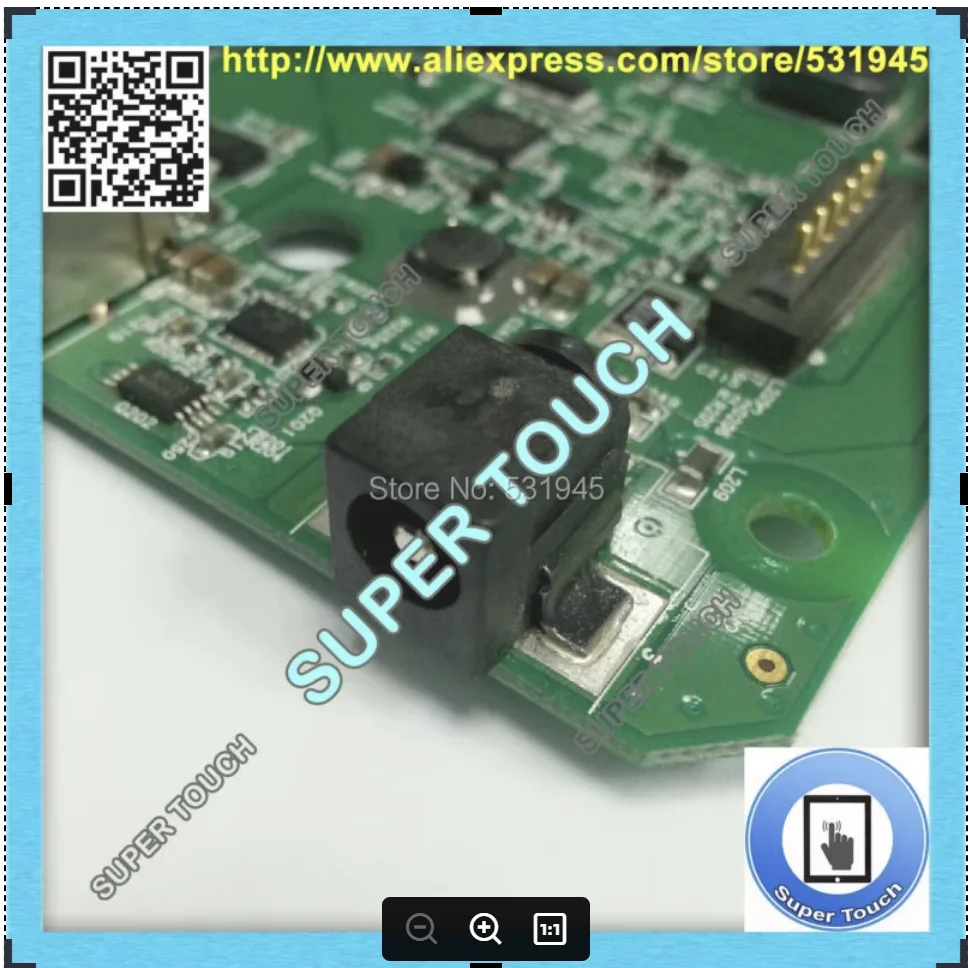 

ZhiYuSun MC3100, MC3190, MC70, MC1000, MC3200 DC Power Jack Socket Connector for CRD3000-1000 MC3000 cradle, Only conn