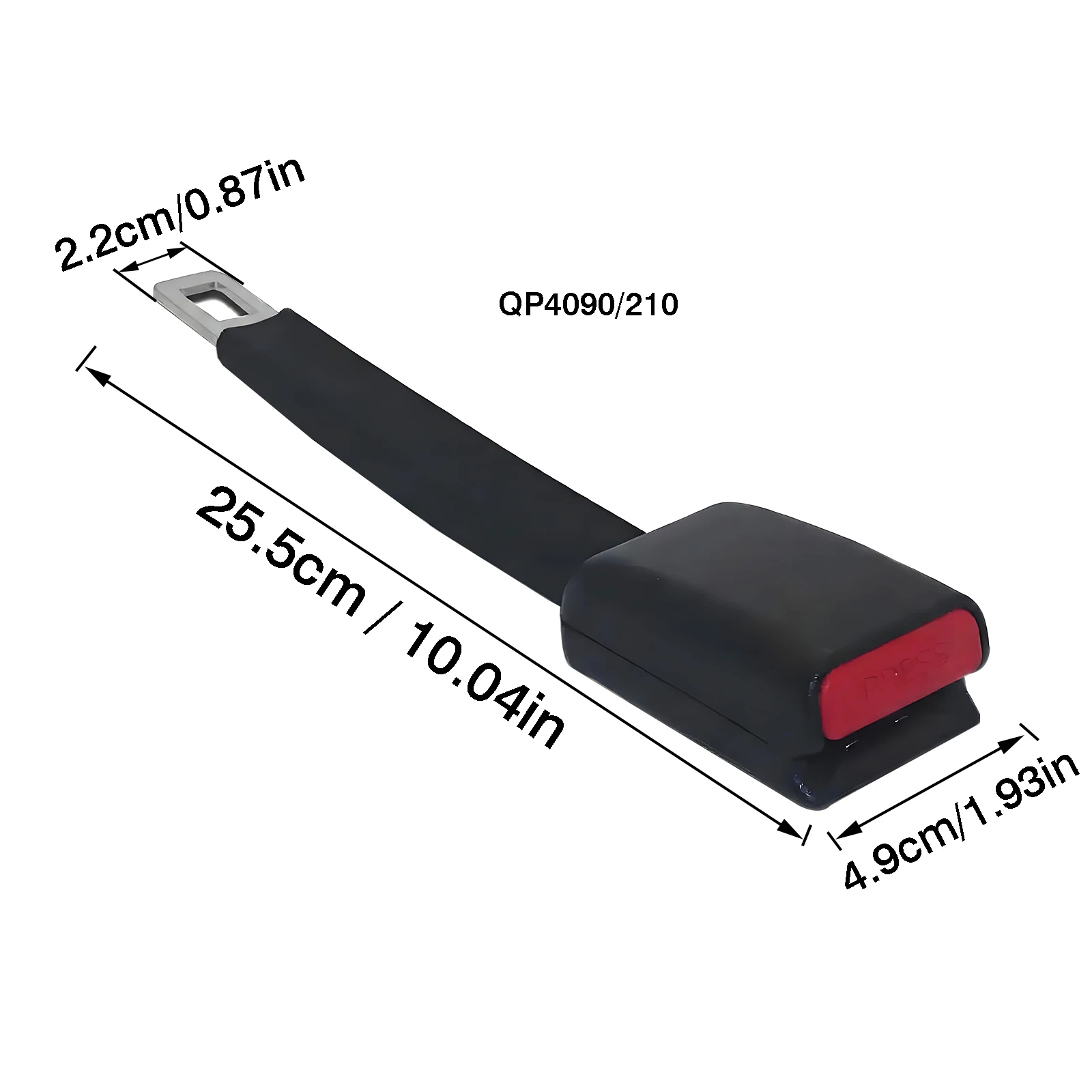 Autositzgurt-Schnalle, Sicherheitsgurt-Verlängerungsclip, Auto-Befestigungselemente, Schnallen-Zungenadapter, universell für Automobile – Detail 20