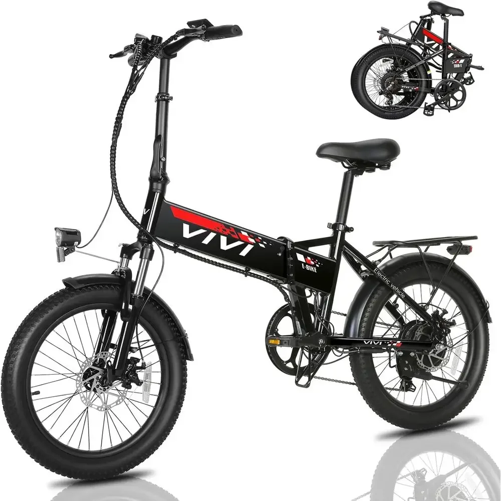 

20 500W Adult Electric Bike, 48V 374.4Wh Removable Battery, Up to 50 Miles Range, 21.7MPH, Cruise Control, Shock Absorber, UL284