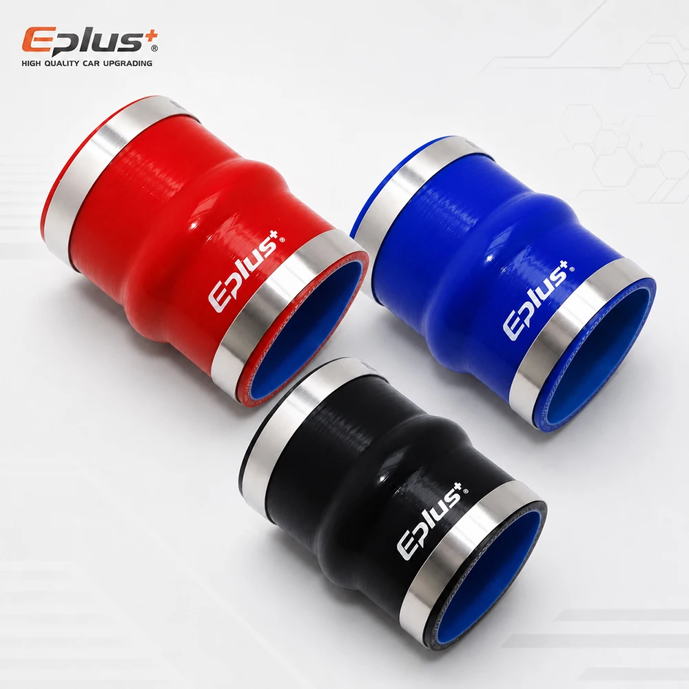 Hump Straight Silicone Hose Connector Reducer Pipe Adapter Green Blue Red Blue High Temperature Resistance Universal