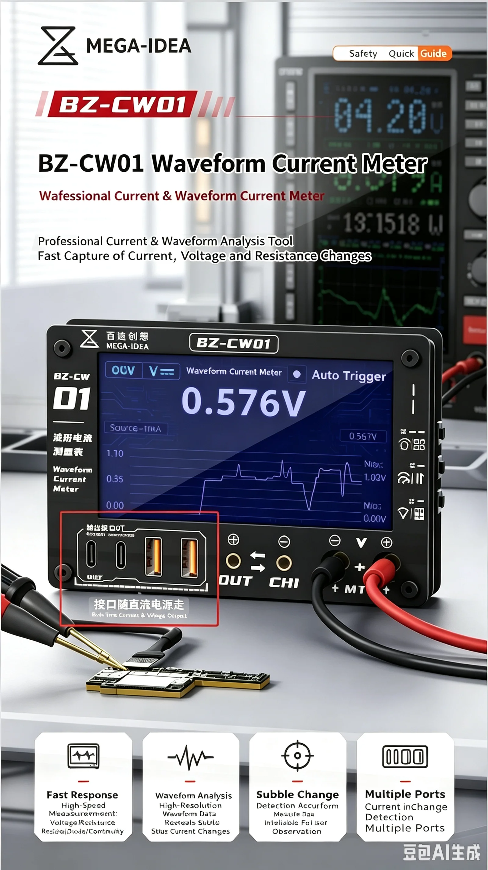 mega-idea-waveform-ammeter-a-digital-multimeter-supporting-real-time-waveform-display-for-repair-testing-and-diagnostics
