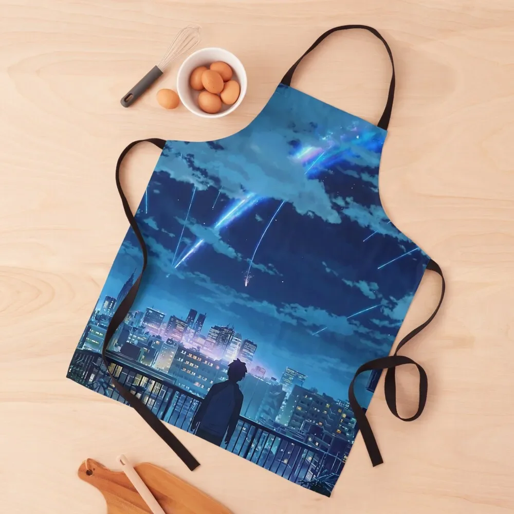 

Kimi No na Wa Your Name Anime Movie Apron christmas For Cooking kitchen and home Apron