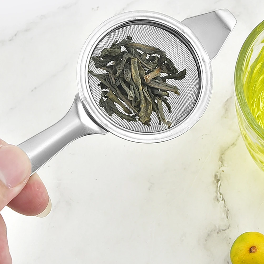 

Stainless Steel Tea Strainer Infuser Fine Mesh Practical Healthy Safe Home Restaurant Coffee Filter Kitchen Bar