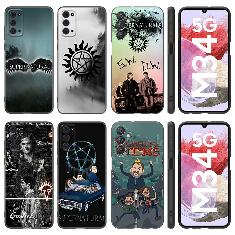 Supernatural SPN Dean Sam Case For Samsung Note 10 Lite 20 Ultra M04 M13 M32 4G M14 M23 M33 M34 M42 M52 M53 M54 5G M11 M12 M51