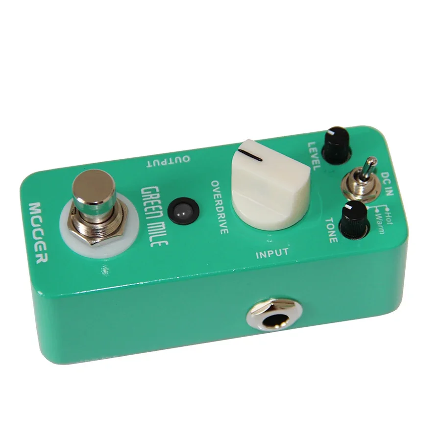Factory Wholesale MOD1 Green Mile Mini Overdrive Guitar Effect Pedal That 2 Working Modes (Warm/Hot)