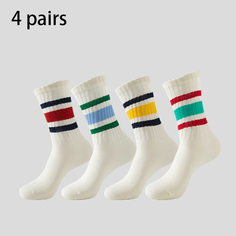 Freizeitsocken für Herren, Arbeitssocken, Baumwollsocken für Herren, Laufsocken, Crew-Socken, Paarsocken, Damensocken – Detail 15