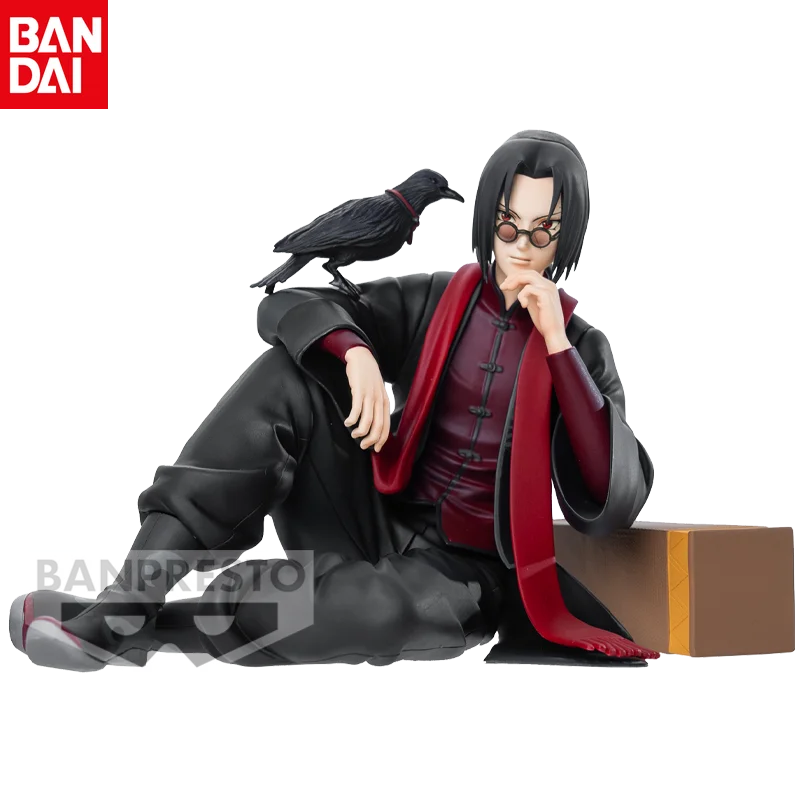 Bandai Original Naruto Mobile Game Creator X Creator Uchiha Itachi Movable Human Figure Model Collection Toy Holiday Gift