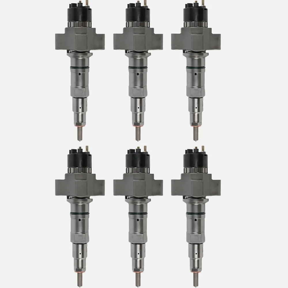 6 PCS Fuel Injectors For Cummins ISC ISL QSL ISC 8.3L ISL 8.9L 2872765 2872765PX Engine Replacement Parts
