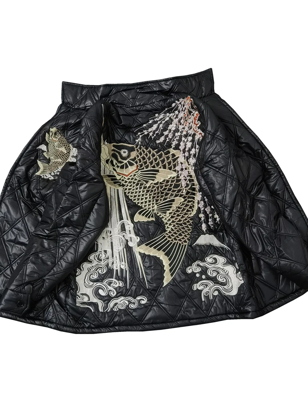 

Мягкая ткань с вышивкой в стиле ретро в японском стиле Jaet на молнии с хлопковым наполнением Youth M Jaet Y779 из Sto Classic Long Sve