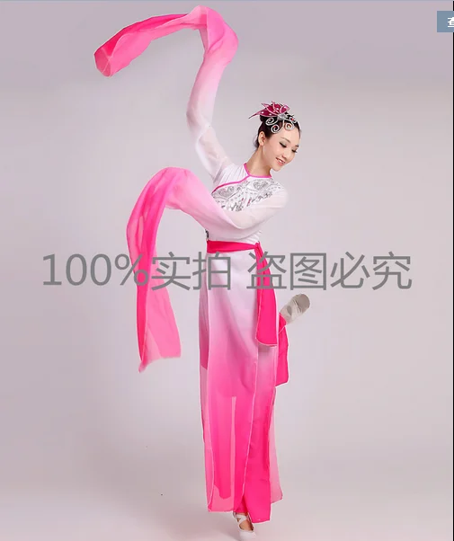 Dames Chinese Stijl Han-dynastie Kleding Klassieke Dansvoorstelling Kleding Yangko Kleding Nationale Kleding Stadium Kleding