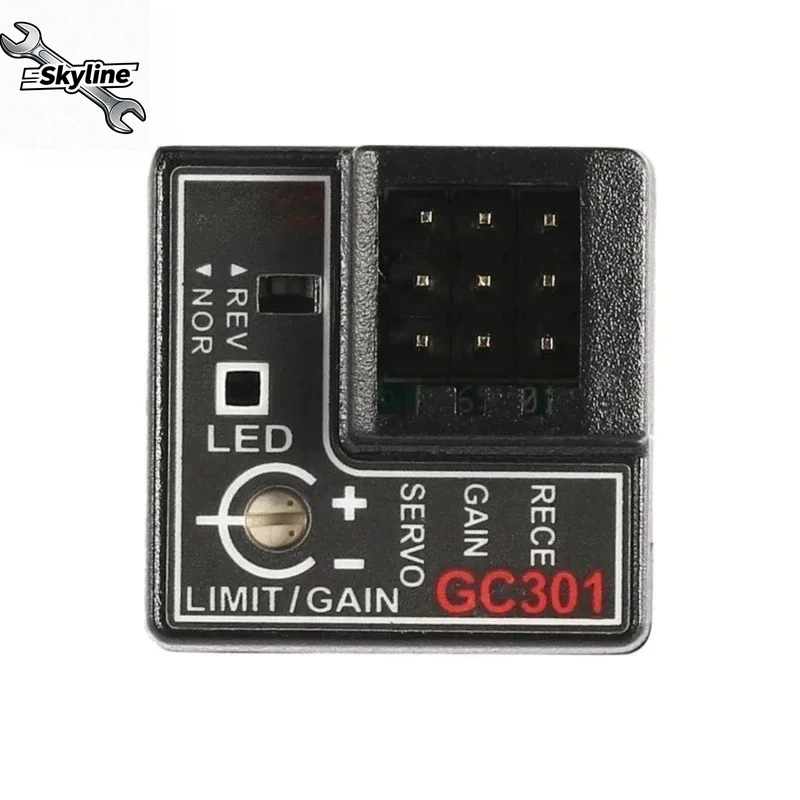 1pcs Gyro Sensor GC301 GC401 4-8.4V Mini Gyro Sensor Gyroscope Car Steering Output Corrective Integrat Compact SK-600068