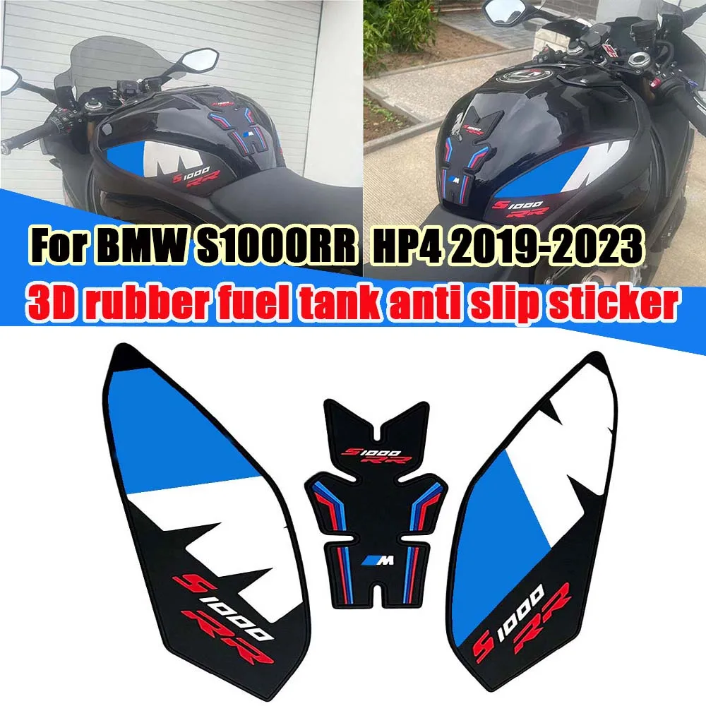 

Motorcycle Tank Side Decals Anti Slip Tank Pad Stickers For BMW S1000RR 2019 2020 2021 2023 S1000R S 1000 RR / HP4 20-23 S1000 R