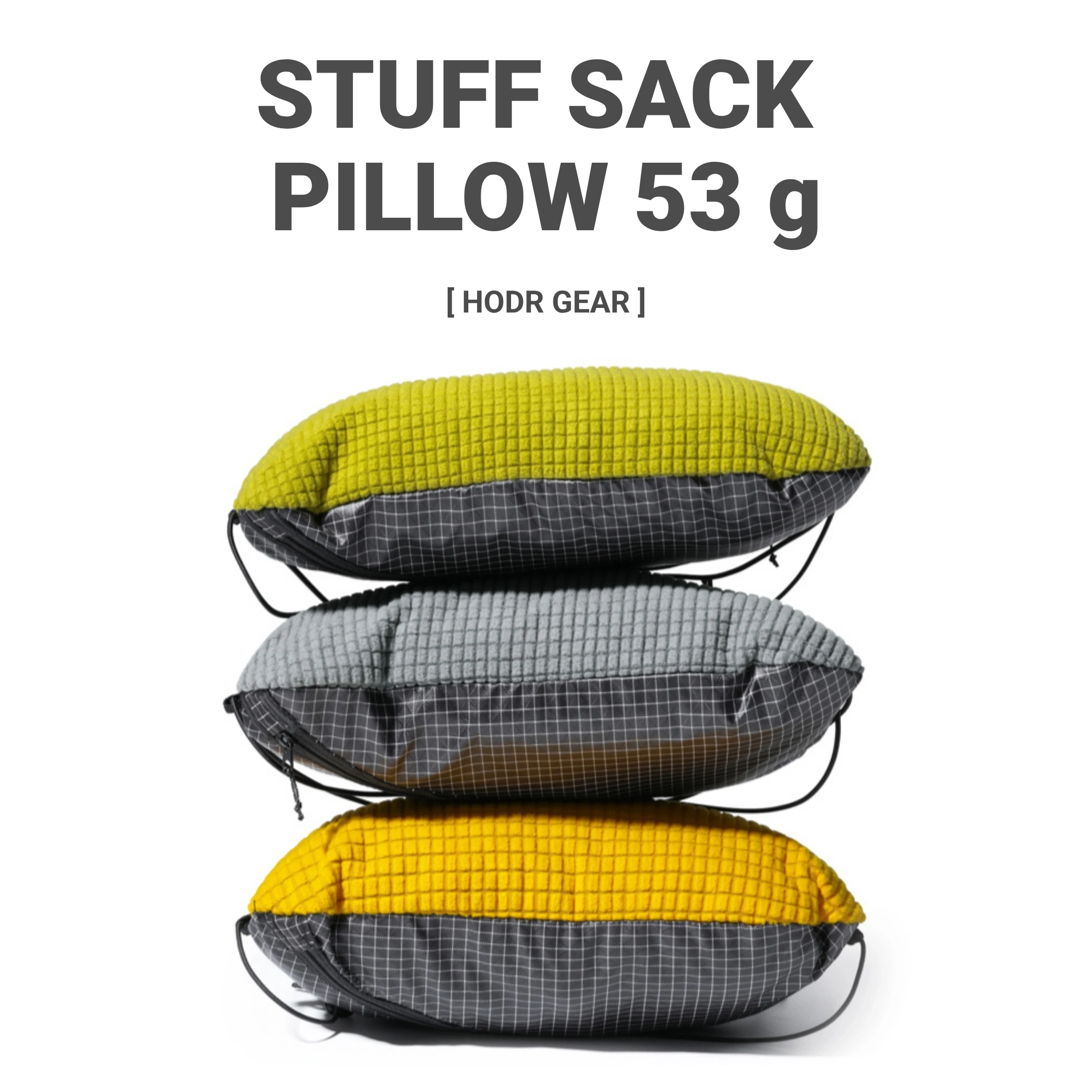 Image of [HODRGEAR] Aufbewahrungstasche & Kissen UHMWPE Multifunktionale Aufbewahrungstasche Outdoor Camping Kopfstütze 53g Ultraleicht für Wanderer
